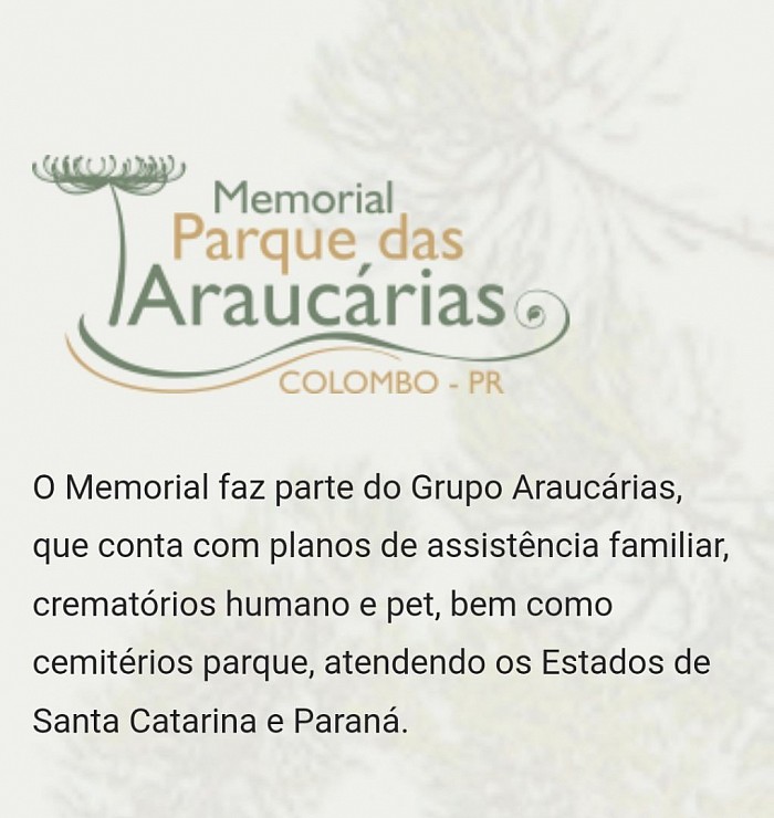 Cemitério parque das araucárias